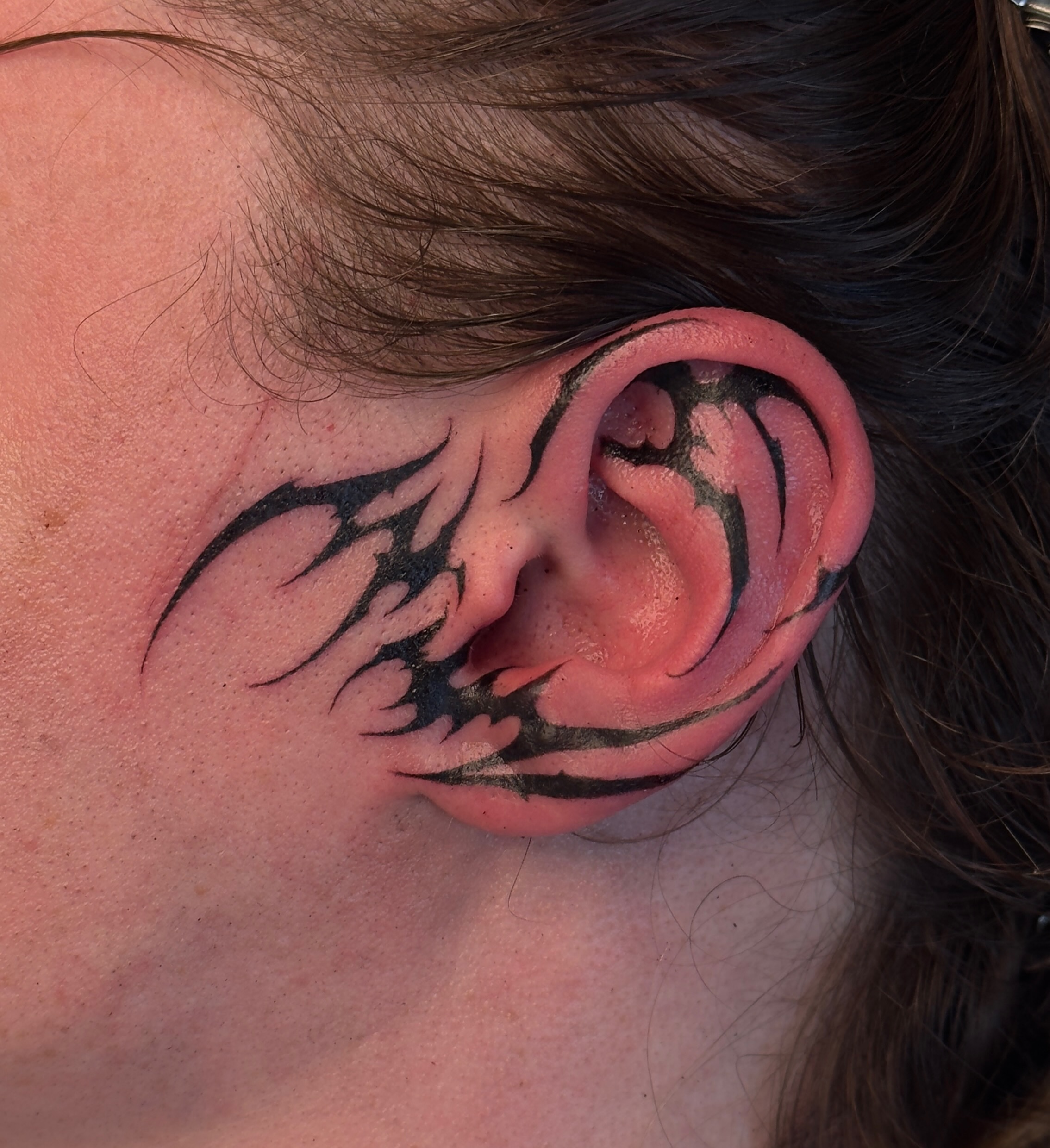 Dark art tattoo by Von Bad Kid Ink Toronto